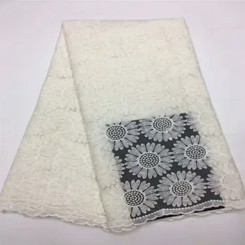 

African Lace Fabric 2018 Embroidered Nigerian Laces Fabric Bridal High Quality French Tulle Lace Fabric For Women H609-1