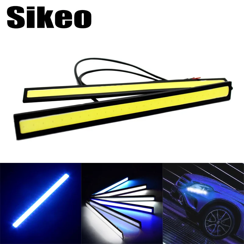 

Universal 17cm Auto Daytime Running Light COB DRL LED Car Lamp External Lights Auto Waterproof Car Styling Led DRL Lamp 1PC