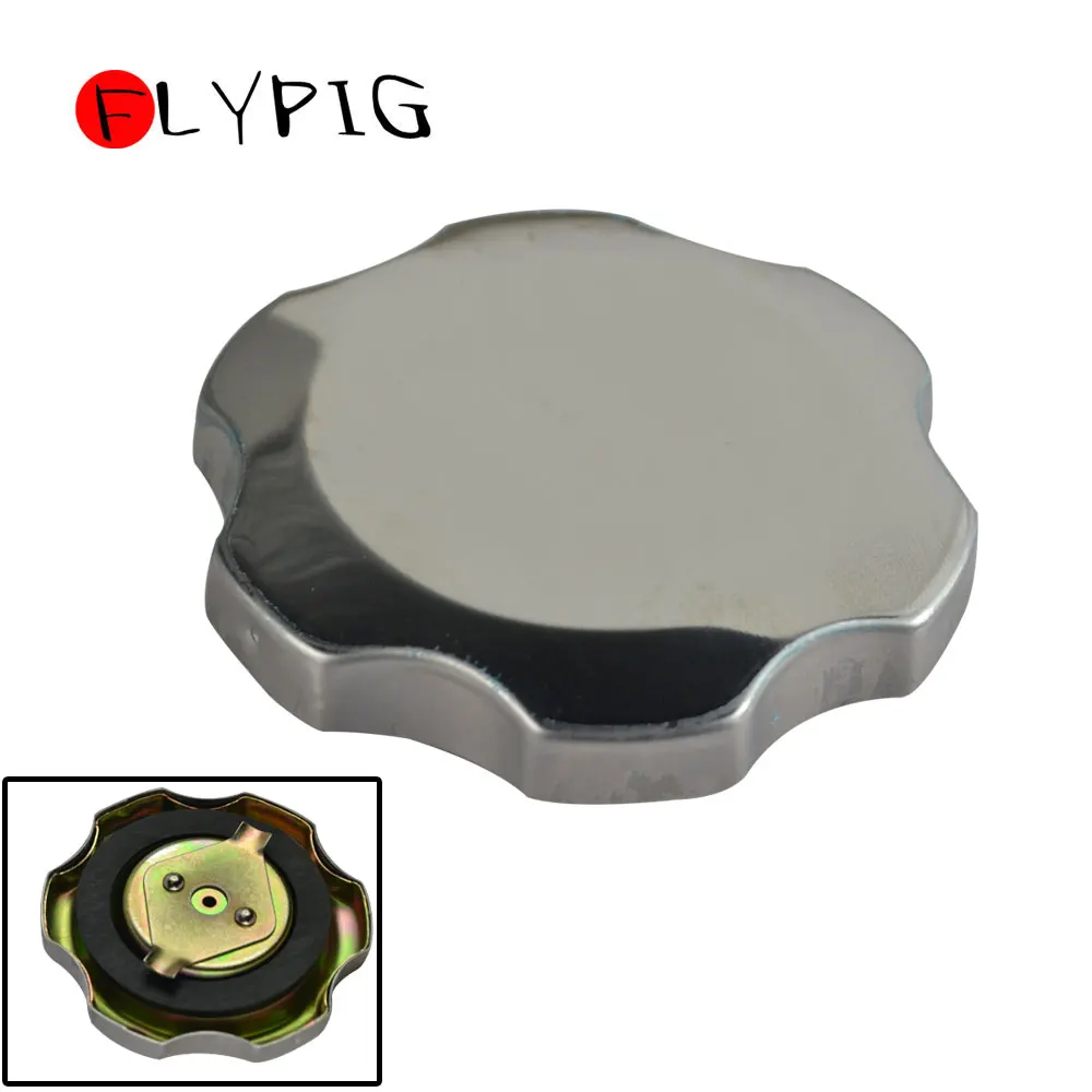 New Chrome Metal Gas Fuel Tank Cap for Honda GX160 GX200 5.5HP 6.5HP GX