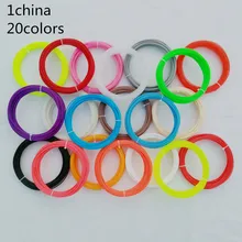 china No pollution 3D filament 100 200 Meters 10 20 Colors 1 75MM PLA Filament