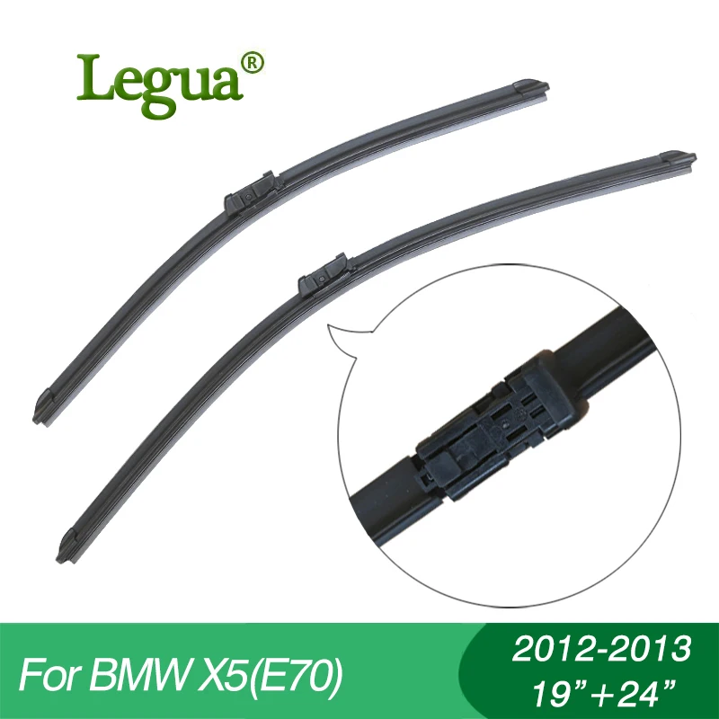Legua Wiper blades for BMW X5(E70)(2012 2013),19"+24",car wiper