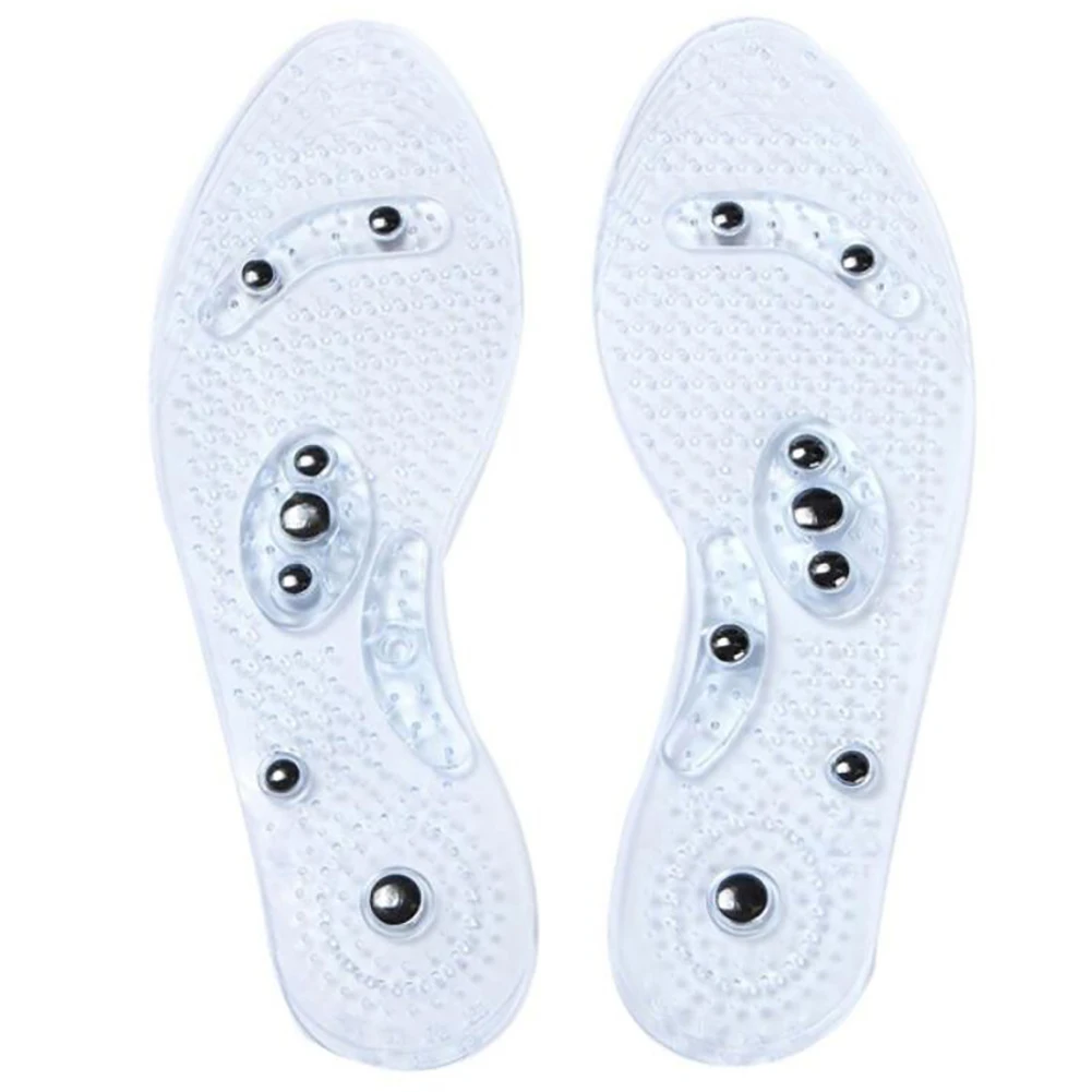 SANWOOD/Унисекс Магнитная обуви гелевые стельки ноги терапия накладки для расслабления здравоохранения Акупрессура для похудения Уход для