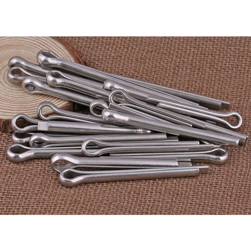 M2.5 304 Stainless Steel Cotter Pin PIN Whistle Hairpin U-Shaped 100 Pcs | Обустройство дома