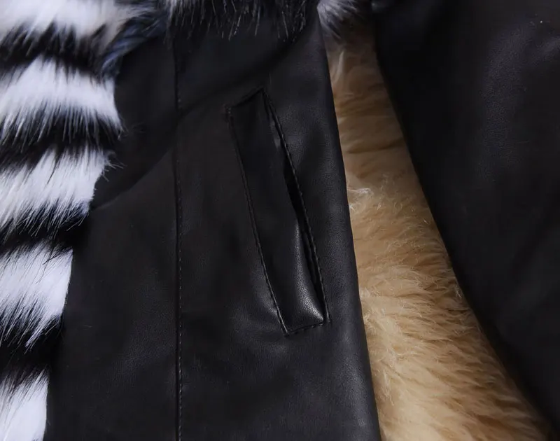 HEE GRAND/женское зимнее пальто из искусственного меха, повседневное пальто размера плюс 6XL, короткая куртка из искусственной кожи, зимняя верхняя одежда из искусственной кожи, пальто для женщин WWJ932