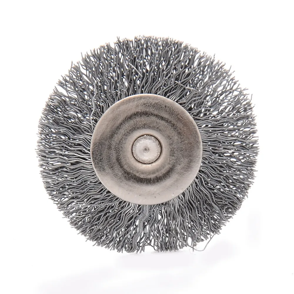 

10pcs Quality Steel Wire Brush 25mm Diameter Wire Wheel Polish Brushes For Rotary Grinder Accessory Tool Wood Carving