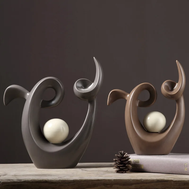 النبيذ رف النبيذ خزانة دولاب خزانة أثاث المنزل غرفة المعيشة زخارف الحلي الداخلية تمثال الفن