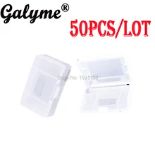 50 шт./лот Новое поступление карточная игра ясно Пластик картридж Чехол подходит для gameboyadvance игры поле Пыль Покрывает крышка Boy Advance