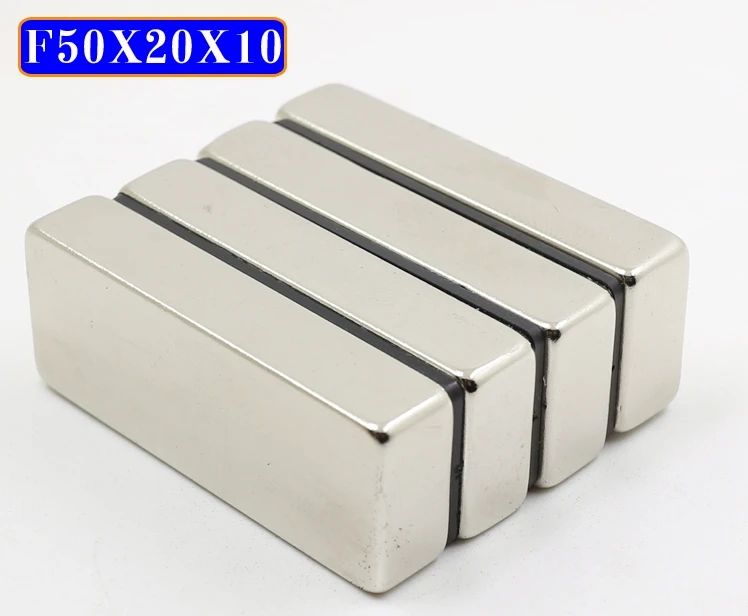 Lot of 10 New Neodymium Rare Earth N50 Grade 20mm x 5mm x 3mm