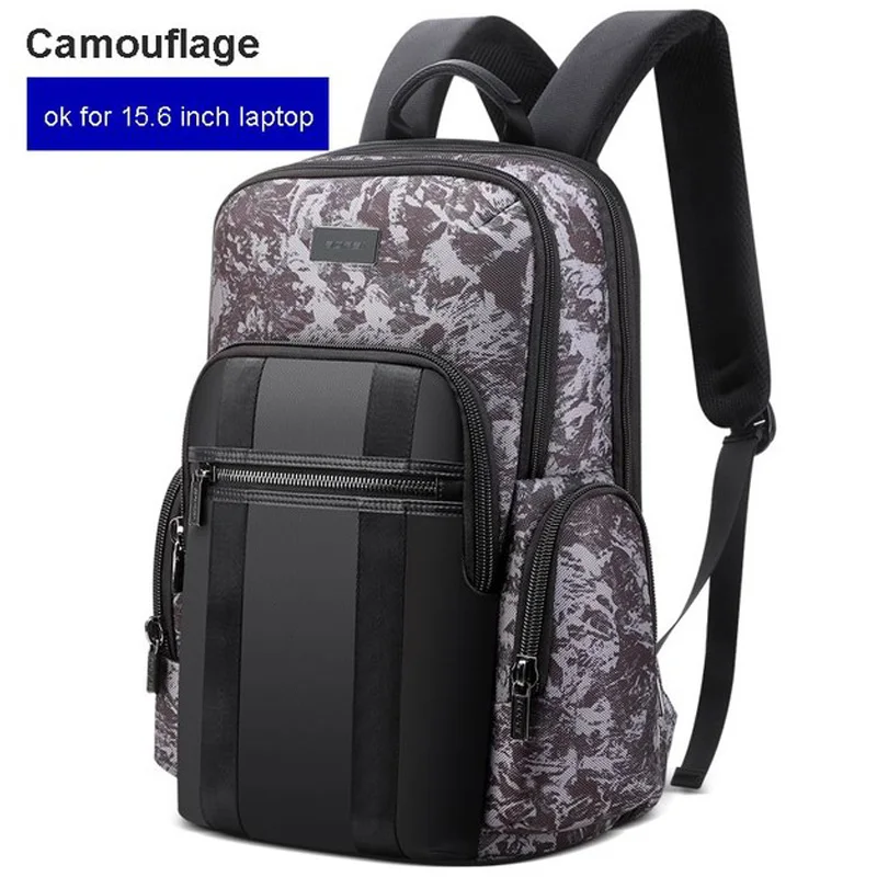BOPAI рюкзак мужской USB Противоугонный деловой рюкзак для 15,6 дюймов ноутбук рюкзак черный рюкзак школьный рюкзак дышащий рюкзак - Цвет: Camouflage