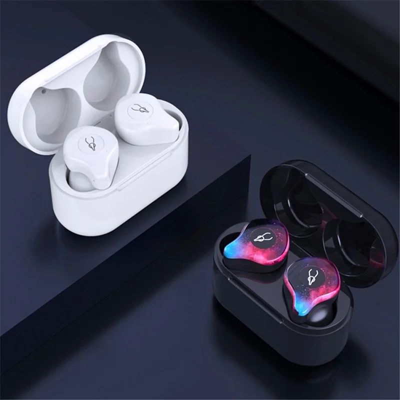 

Earphone Sabbat X12 Pro 5.0 Bluetooth Wireless Headset Earbuds for Apple Android with Charging Box