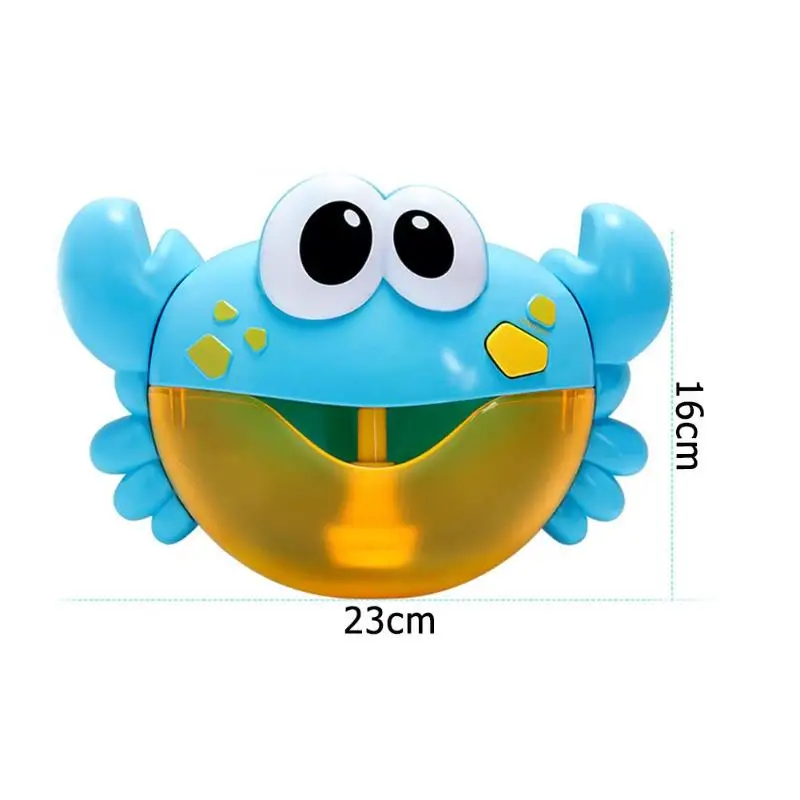 Bubble Crab Baby Bath игрушка Синий забавное устройство для мыльных пузырей Ванна машина для мыльных пузырей игрушки революционное творчество волшебное оружие