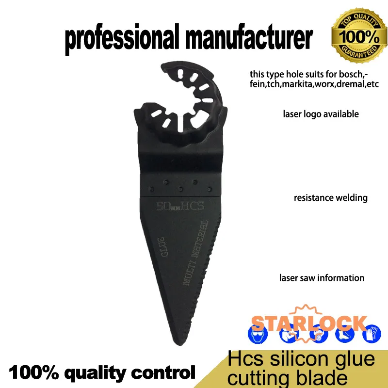 

OSL214K Starlock Caulk Knife HCS Tapered Sealant Cutter Caulk Removal Knife for multimaster tools fast cutting at good price