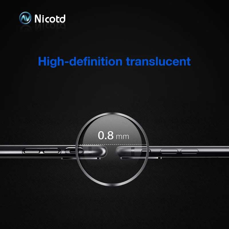Nicotd Clear Silicon Soft TPU Case For X 7Plus 8 8Plus 7 XS MAX XR Transparent Phone Case For iPhone 5 5s SE 6 6s 6Plus 6sPlus (2)