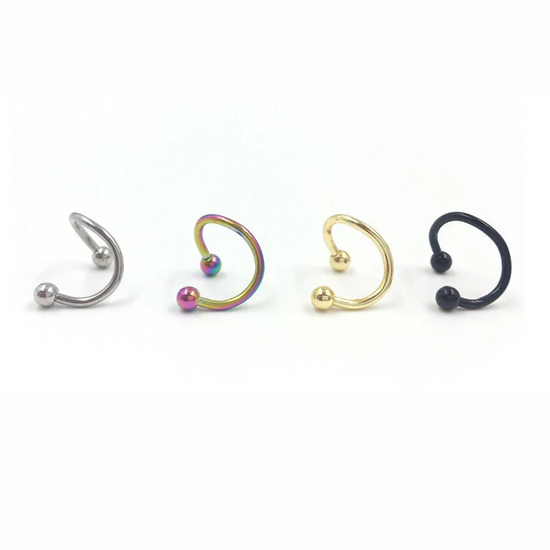 Кольцо для пирсинга из нержавеющей стали 4 шт./компл.|jewelry ring display|ring pearring box jewelry |