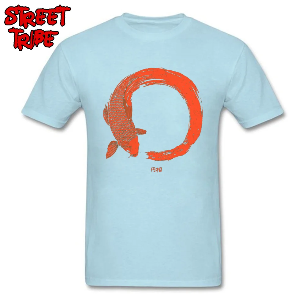 Cool 100% Cotton Tops T Shirt for Men Classic Tshirts Print Hip Hop Crewneck T Shirt Short Sleeve Wholesale Enso the beauty of imperfection 3389 light