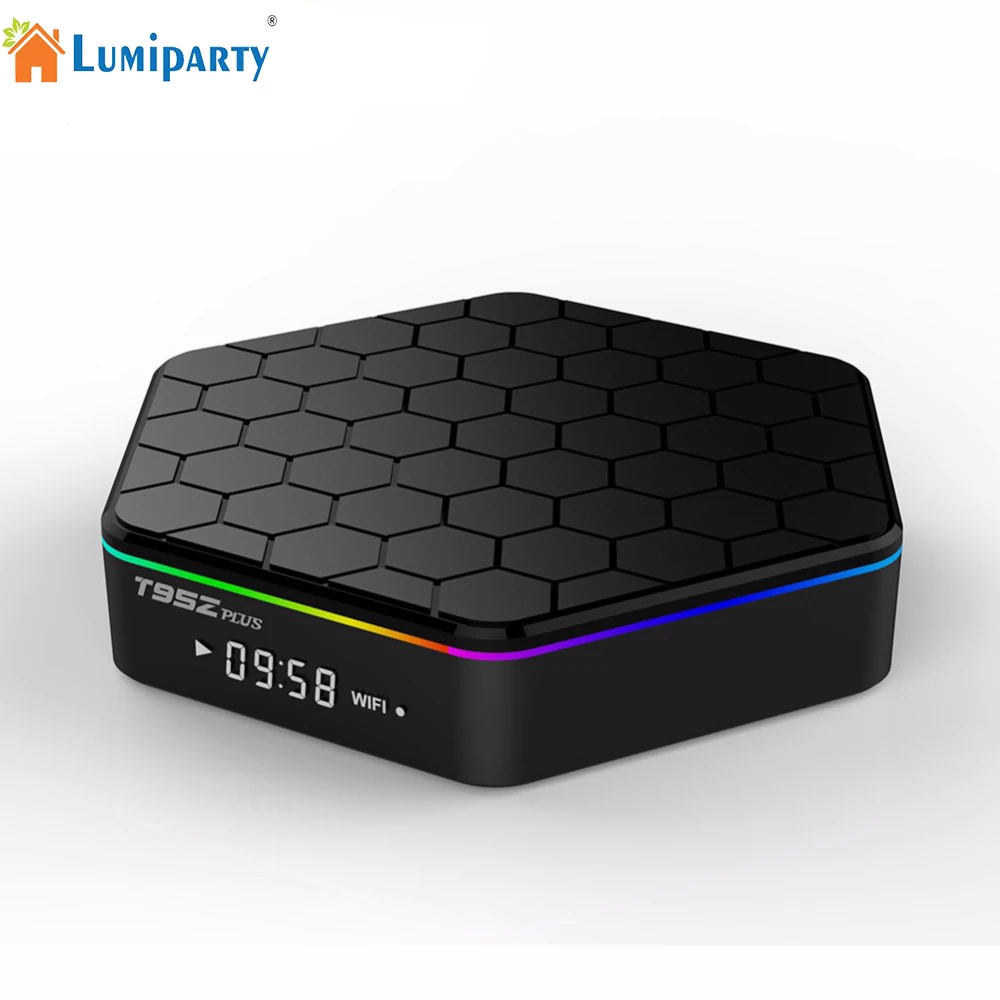 

LumiParty T95Zplus TV Box Android 6.0 Amlogic S912 Octa-core 2GB 16GB Smart TV Box 4K 2K Bluetooth TV Box Wifi Media Player r30