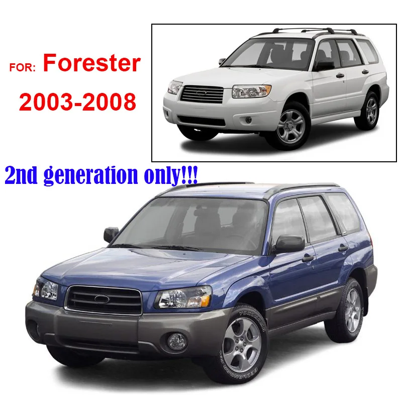 Задний Грузовой Коврик для Subaru Forester 2003 2008 поднос багажника подстилка обуви