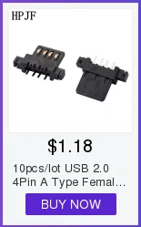 10 шт. DIY Micro USB 2,0 штекерные разъемы комплект с покрытием Черный Белый 5 P линии передачи данных Аксессуары Интерфейс 4/3 в сварки 5 PIN