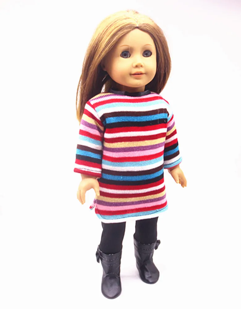 18 inch American girl dolls clothes manually white wedding dresses children Christmas gift free shipping P2943
