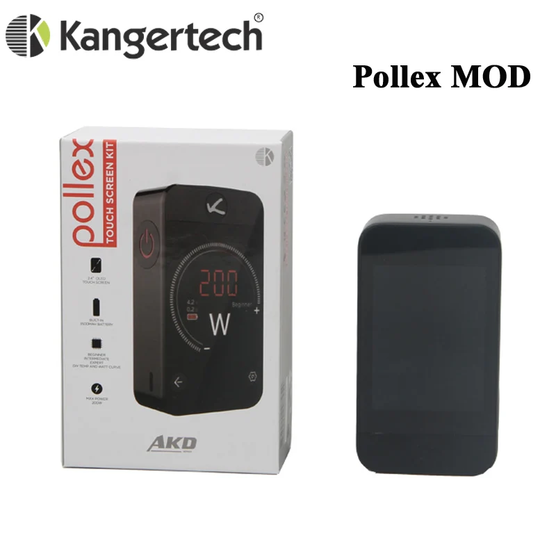 Оригинальный бокс-мод Kanger Pollex для электронных сигарет 230 Вт вейп Kangertech со
