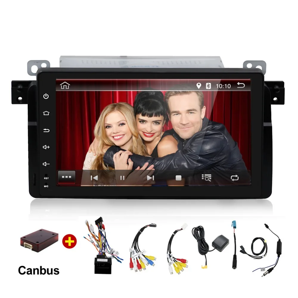 9 дюймов Android 7,1 для bmw E46, M3, автомобильный dvd, навигация gps, Wi-Fi, 4 г LTE, BT, canbus, радио, RDS, 2 ГБ Оперативная память, 1024x600, поддержка DVR, obd2