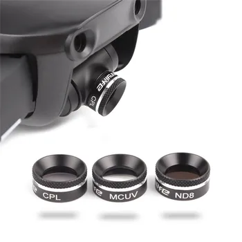

3 in 1 MCUV CPL ND8 Filters Camera Lens Filter Aluminum Alloy with Sunshade Function for DJI Mavic Air Drone
