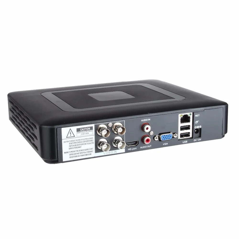  OUERTECH 5 en 1 AHD CVI TVI IP CVBS 4CH CCTV MINI DVR 1080N 2 SATA HDD Puerto ONVIF de vigilancia g