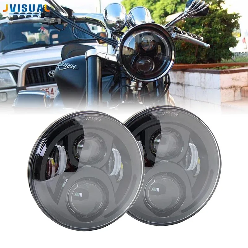 Для Touring 7 &quoth4 led plug and play мотоцикл фара проекция 883 стиль освещение Замена для