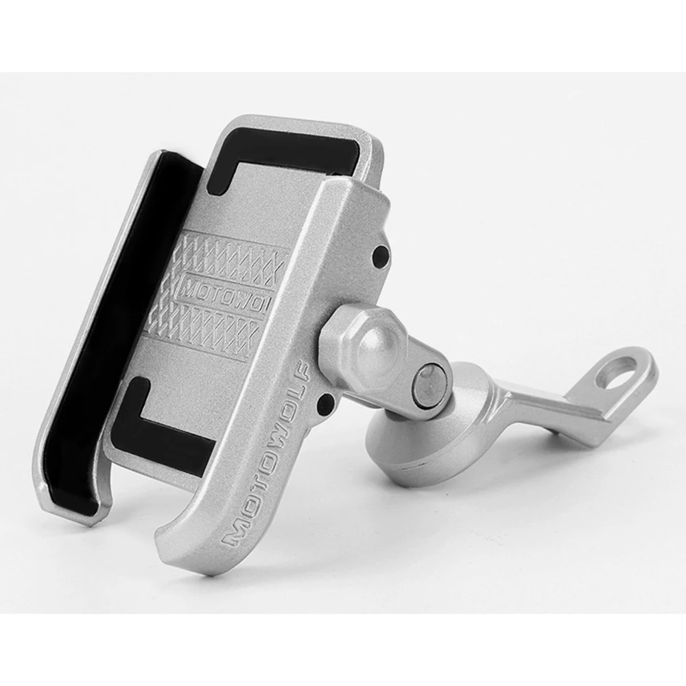 

Universal Motorcycle Bike Scooter Handlebar/Rear View Mirror Mobile Phone Holder Mount Bracket Durable Shockproof