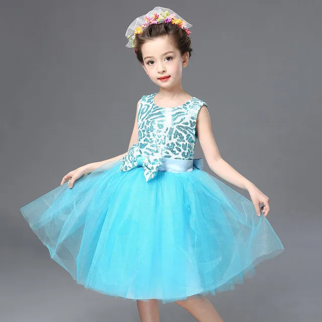 Kids Sequin Easter Dresses Size 2 3 4 5 6 7 8 9 10 11 12 Years Old