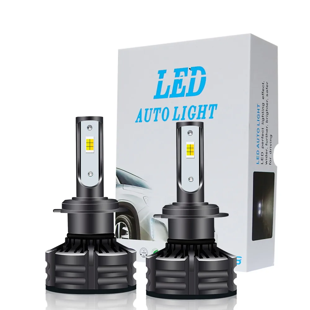 3 Colors LED Super Bright Car Headlight H4 H7 Led Bulb H1 H8 H9 H11