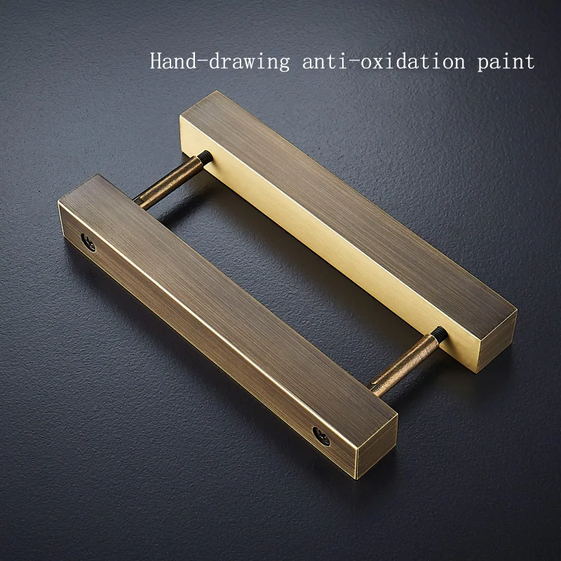 4 Colors Modern Brass Sliding Door Lock Nordic style Bathroom/Kitchen/Balcony Square Sliding Door L - 33047625099