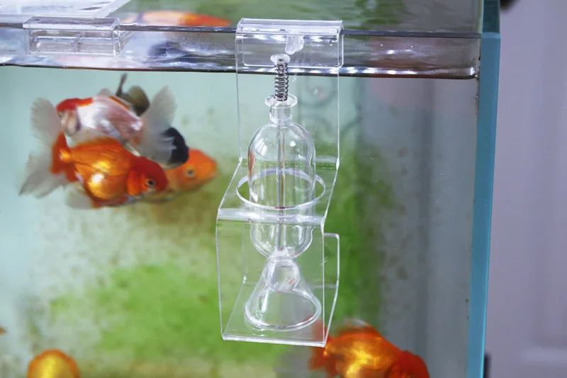 Deleba стеклянный кронштейн кормушка акриловая подставка рамка аквариумная рыбка корм для рыб Корма Гранулы тропические золотые рыбы Авто фидер
