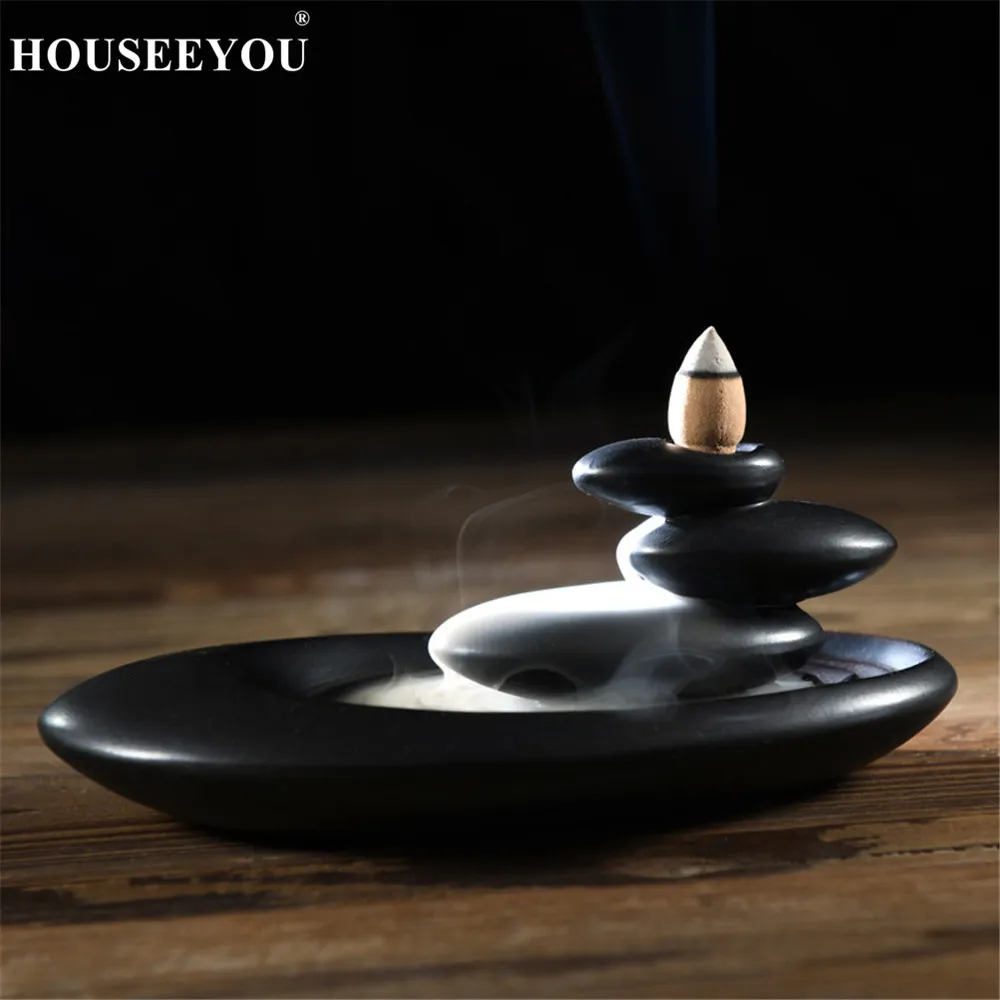 Держатель для благовоний HOUSEEYOU с обратным потоком креативный керамический