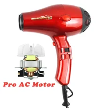 Компактный профессиональный фен для волос с двигателем переменного тока, фен для волос для парикмахерских, парикмахерских, салонных инструментов, фен для волос, низкий фен для волос