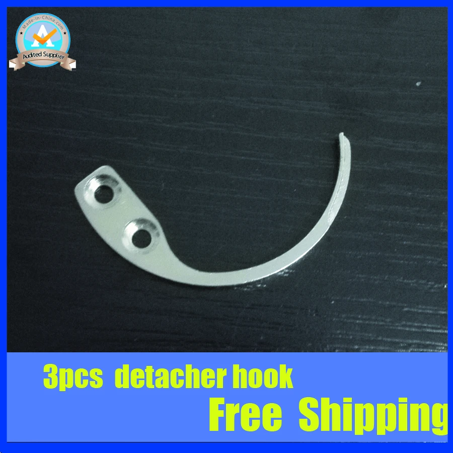 

free shipping eas mini detacher 3pcs detacher hook for super security tag free shipping