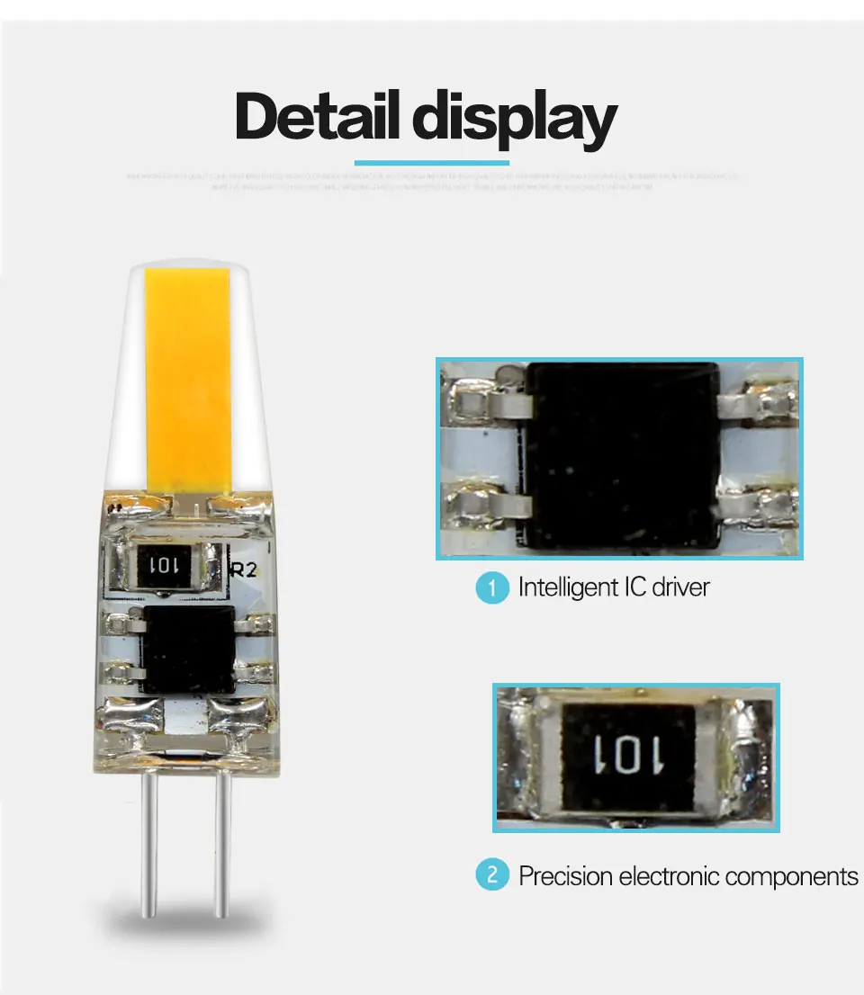 10 шт./лот светодиодный G4 лампочка COB AC/DC 12 В 220 в 12 В затемнение 6 Вт 9 Вт COB SMD СВЕТОДИОДНЫЙ светильник заменить галогенный прожектор люстра