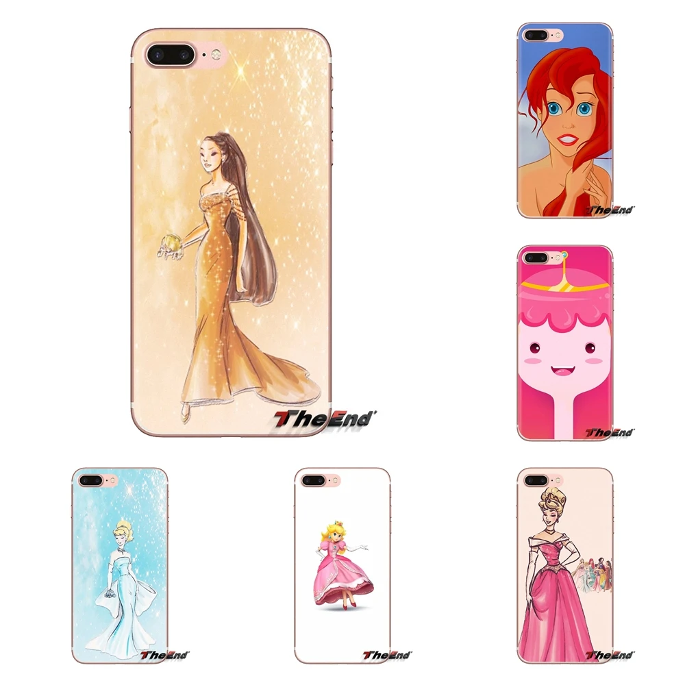Ariel Princess Soft Transparent Cases Covers For LG Spirit Motorola Moto X4 E4 E5 G5 G5S G6 Z Z2 Z3 G2 G3 C Play Plus Mini |