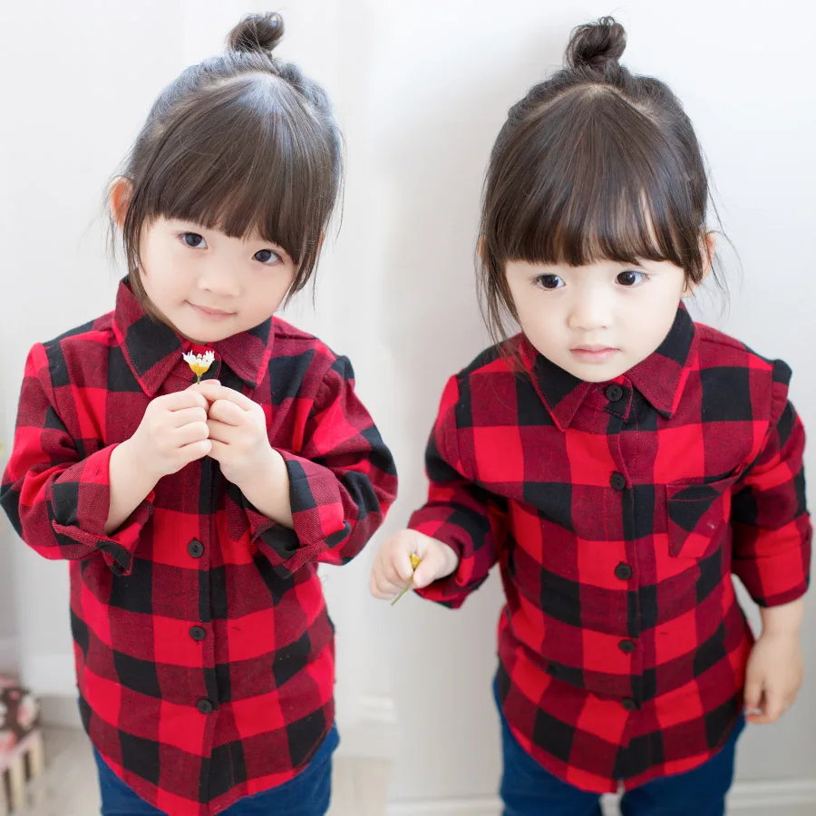 plaid shirt baby girl