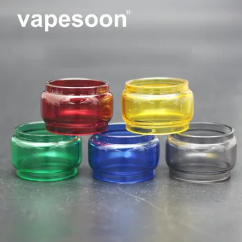 

10pcs Coloful Bulb Pyrex Glass Tube 5ml Capacity for SMOK TFV8 Baby V2 Tank Atomizer Fit Species Kit 230W TC Box Mod