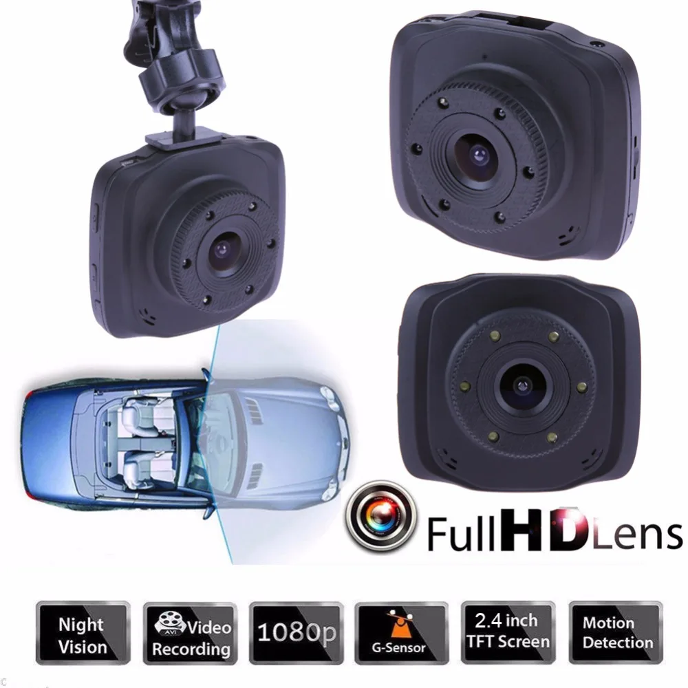2.4" FHD 1080P Car DVR Camera Digital Video Recorder Dual Lens Wifi