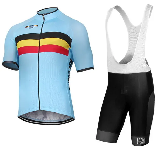 BELGIUM NATIONAL/футболка с коротким рукавом для велоспорта, летняя одежда для велоспорта, ROPA CICLISMO+ нагрудник, шорты, 3D гелевая накладка с браслетом питания - Цвет: BIB SETS