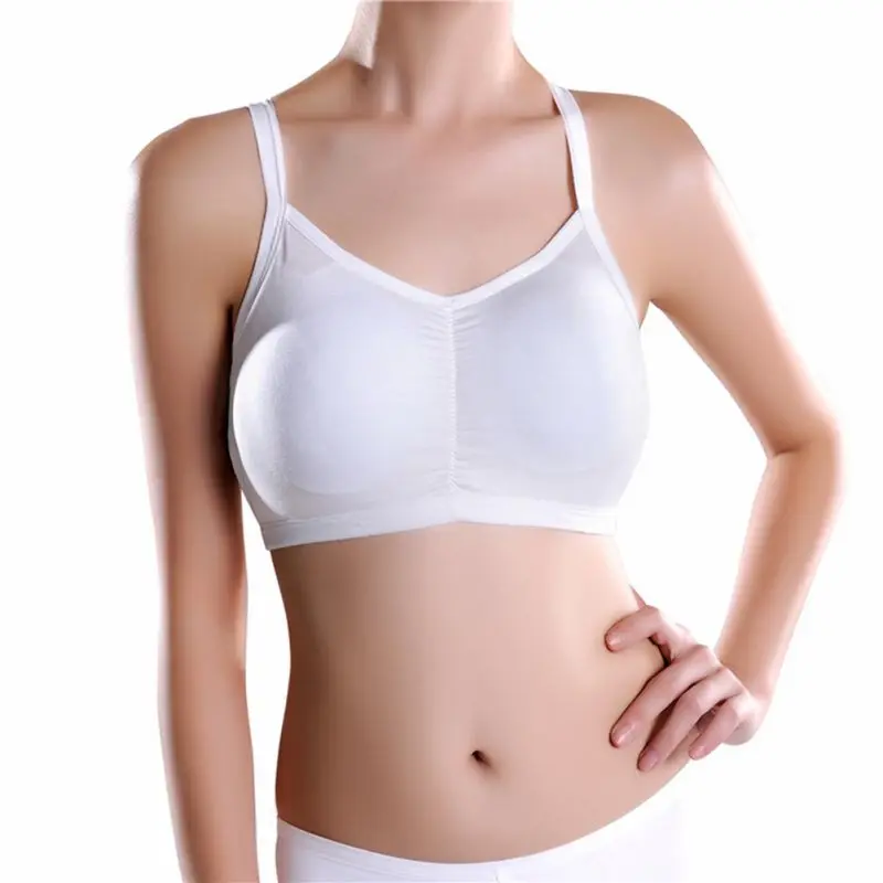 

Women Bra Workout Tank Top Stretch Seamless Padded Bras Underwear Straps Back Hollow Lady Bra