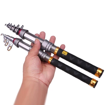 

1.3-2.7m super hard travel spinning fishing rod ultralight carbon telescopic boat rock seafishing stick bass carp pike rod