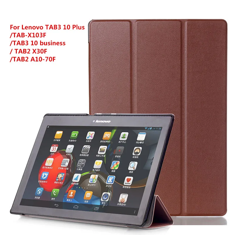 Case Cover For Lenovo tab 10 TB-X103F Tab 2 A10-70 Tab 2 A10-30 Tab3 10 Plus Tab3 10 Business Auto Wake Tablet Cases (12)