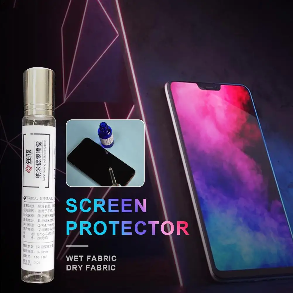 

Liquid Mobile Phone Nano Coating Liquid Screen Protector Waterproof Oil Proof Scratch Resistant Nano Coating