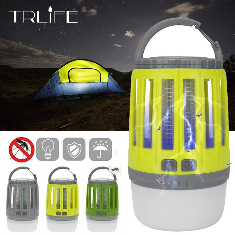 

Multifunction 2 in1 USB Charging Mosquito Killer Trap LED Night Light Lamp Bug Insect Lights Killing Pest Repeller Camping Light