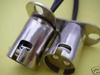 

BAY15d Bayonet Offset Light Bulb LED Base Socket 2pc