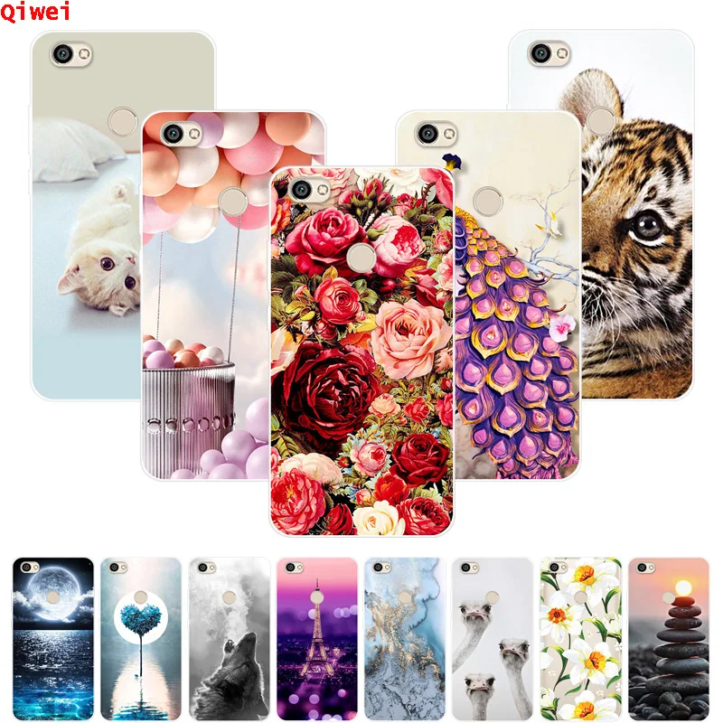 

For Xiaomi Redmi Note 5A 16GB Case Silicone Soft TPU Clear Bumper Coque For Xiaomi Redmi Note 5A Pro Prime 32GB 64GB Cases Tiger