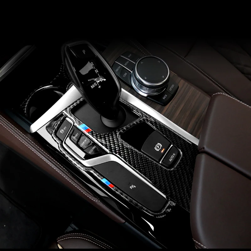 Наклейка из углеродного волокна для украшения коробки передач BMW G30 G38 6GT